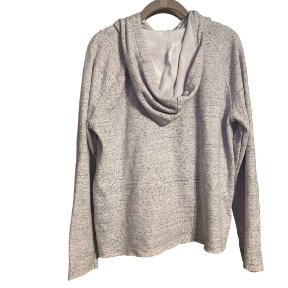 UGG Pullover Hoodie L Heather Grey Casual Cozy Kangaroo Pocket Soft Knit - Picture 4 of 8